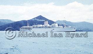 Arcadia in Queen Charlotte Sound 1959